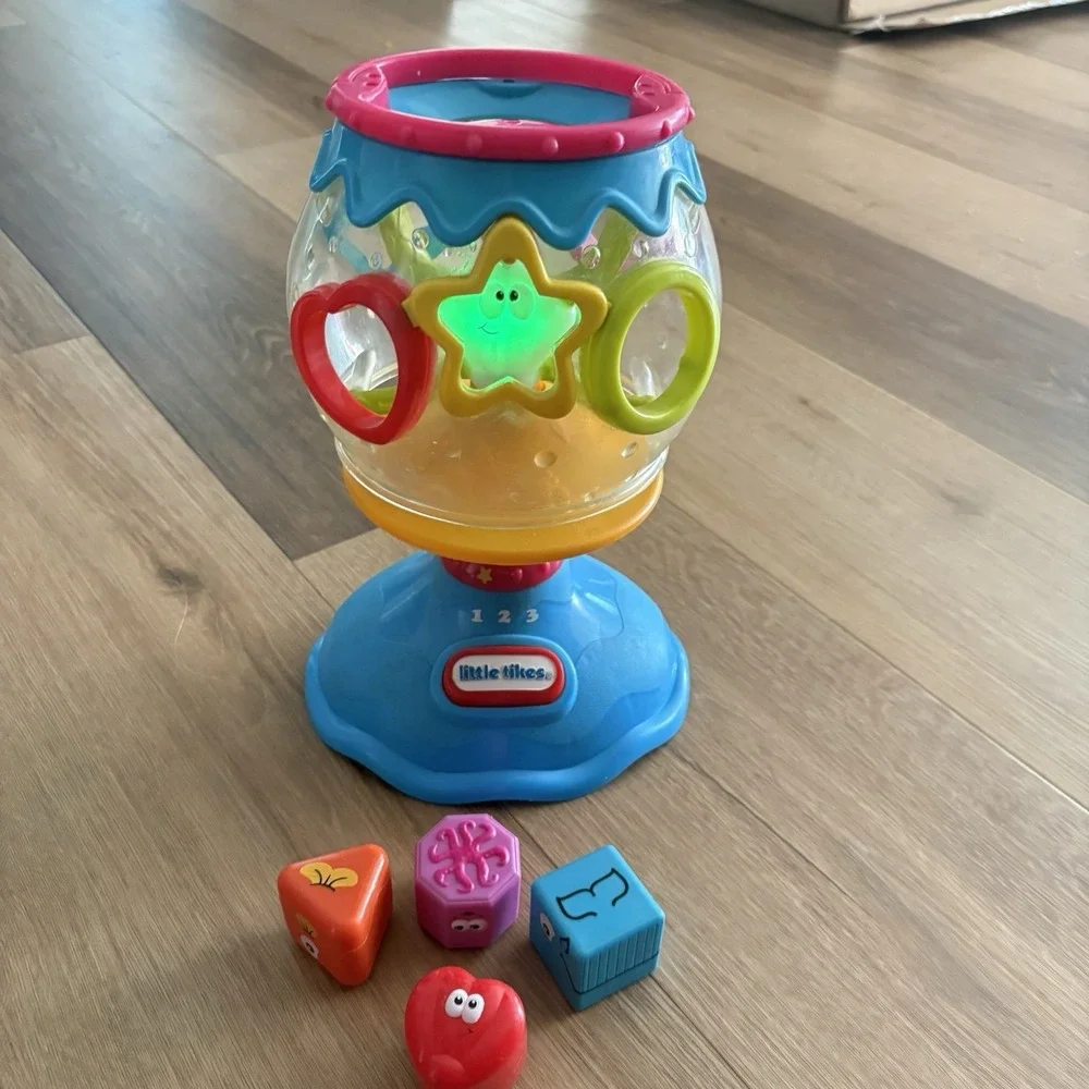 Little Tikes Vintage Discover Sounds Shape, Fishy Sort and Scatter Toy *TESTED*